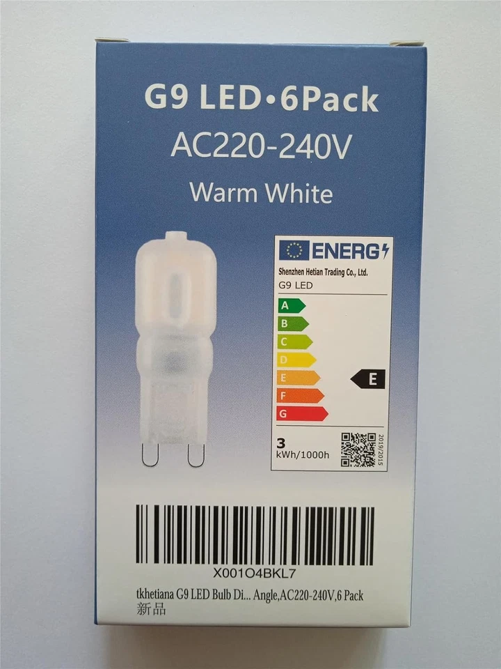 Llambë LED G9 6 Pack AC220-240V — foto 1