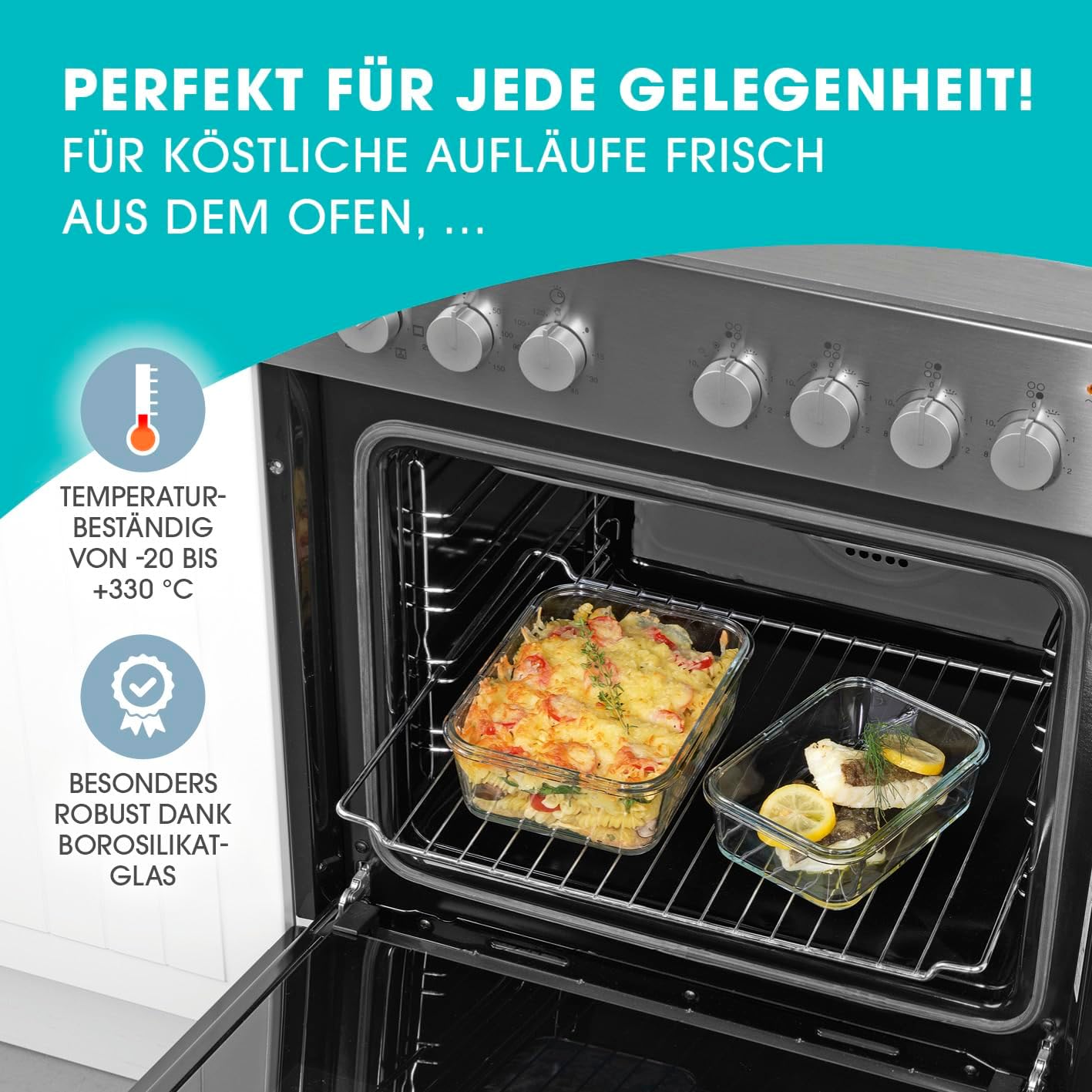Kuti për ruajtjen e ushqimit GOURMETmaxx 8-pjesëshe — foto 6