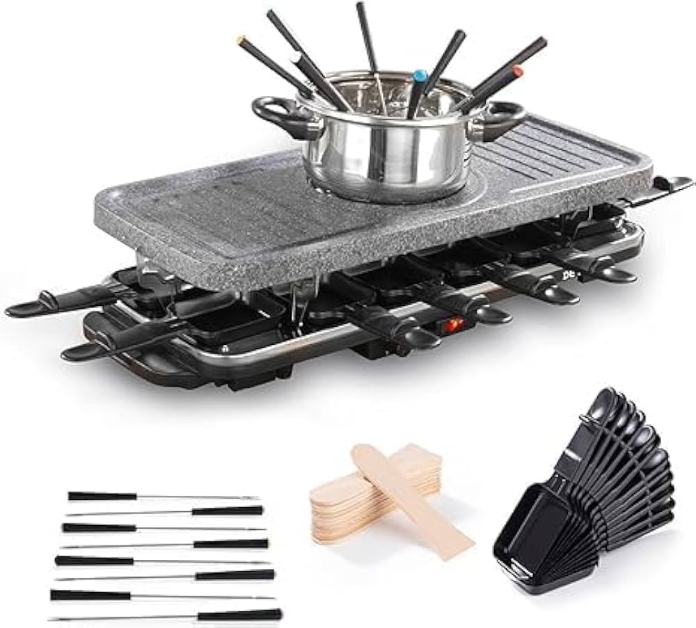 Set Raclette & Fondue GOURMETmaxx 1600W — foto 1