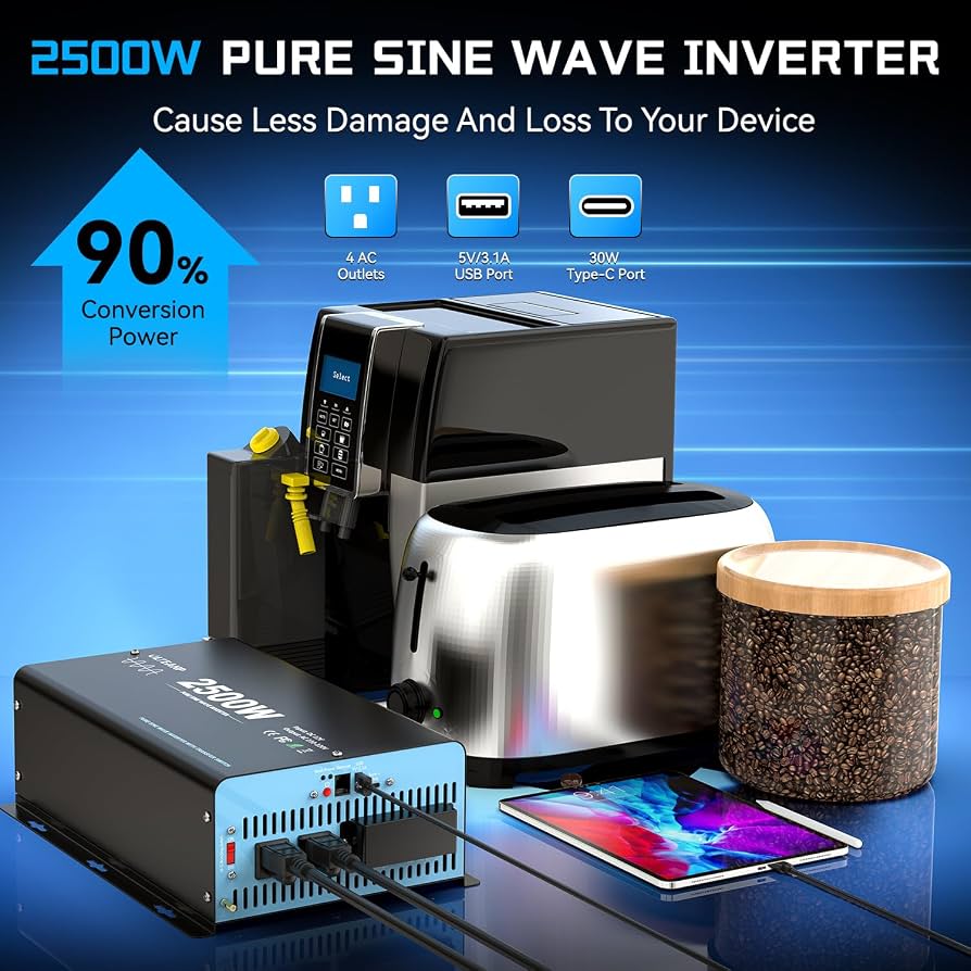 Inverter me Valë të Pastër OLTEANP 2500W — foto 3