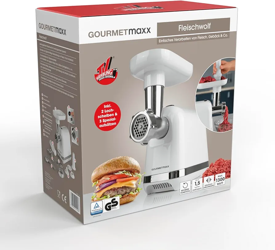 Makine per bluarjen e mishit GOURMETmaxx 1300W — foto 6