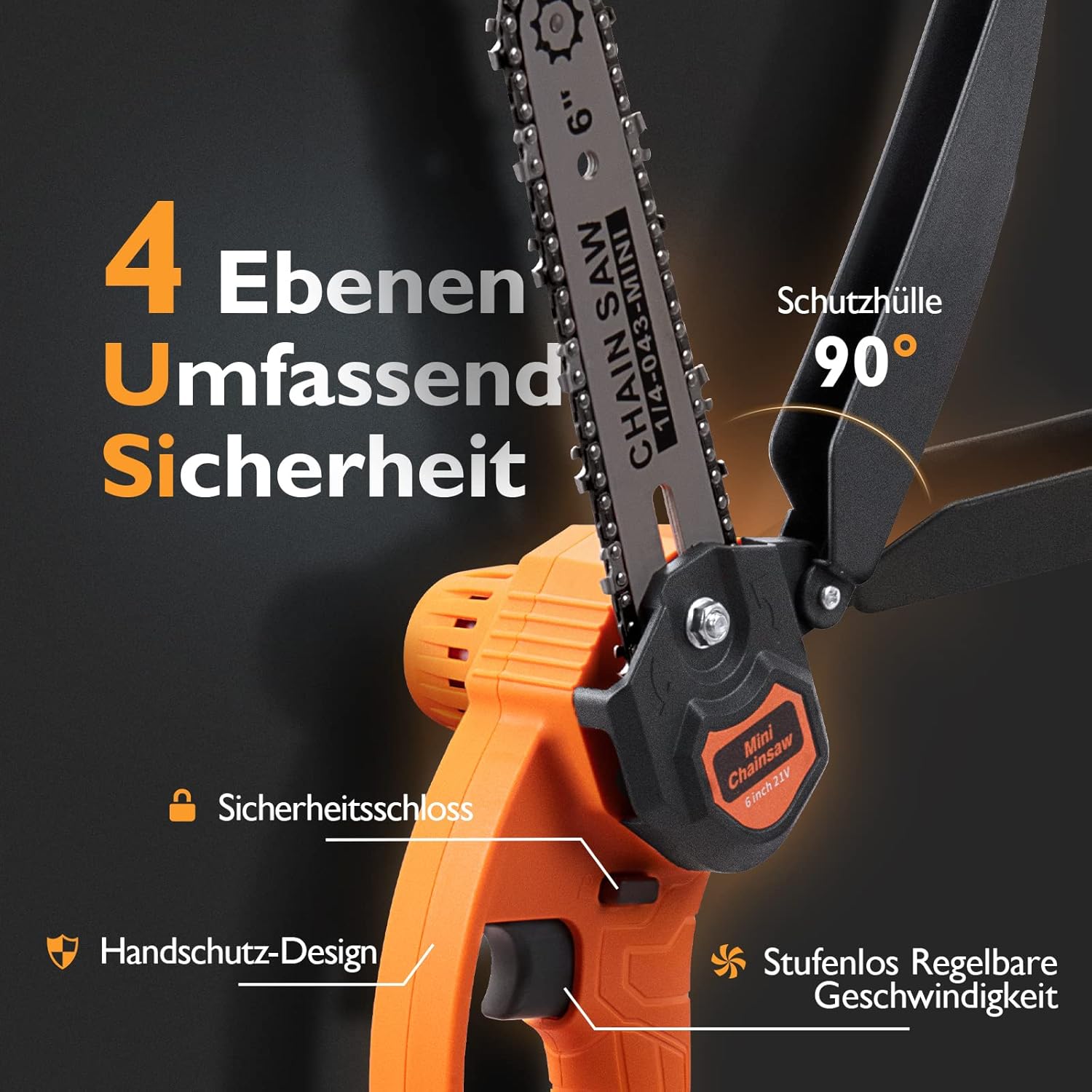 Mini Chainsaw 6 inç — foto 5