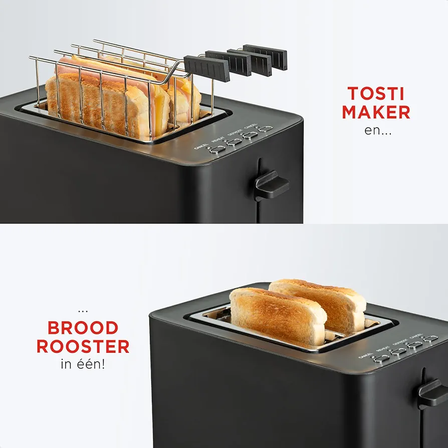 Toster Bourgini Tosti Toaster Black — foto 2