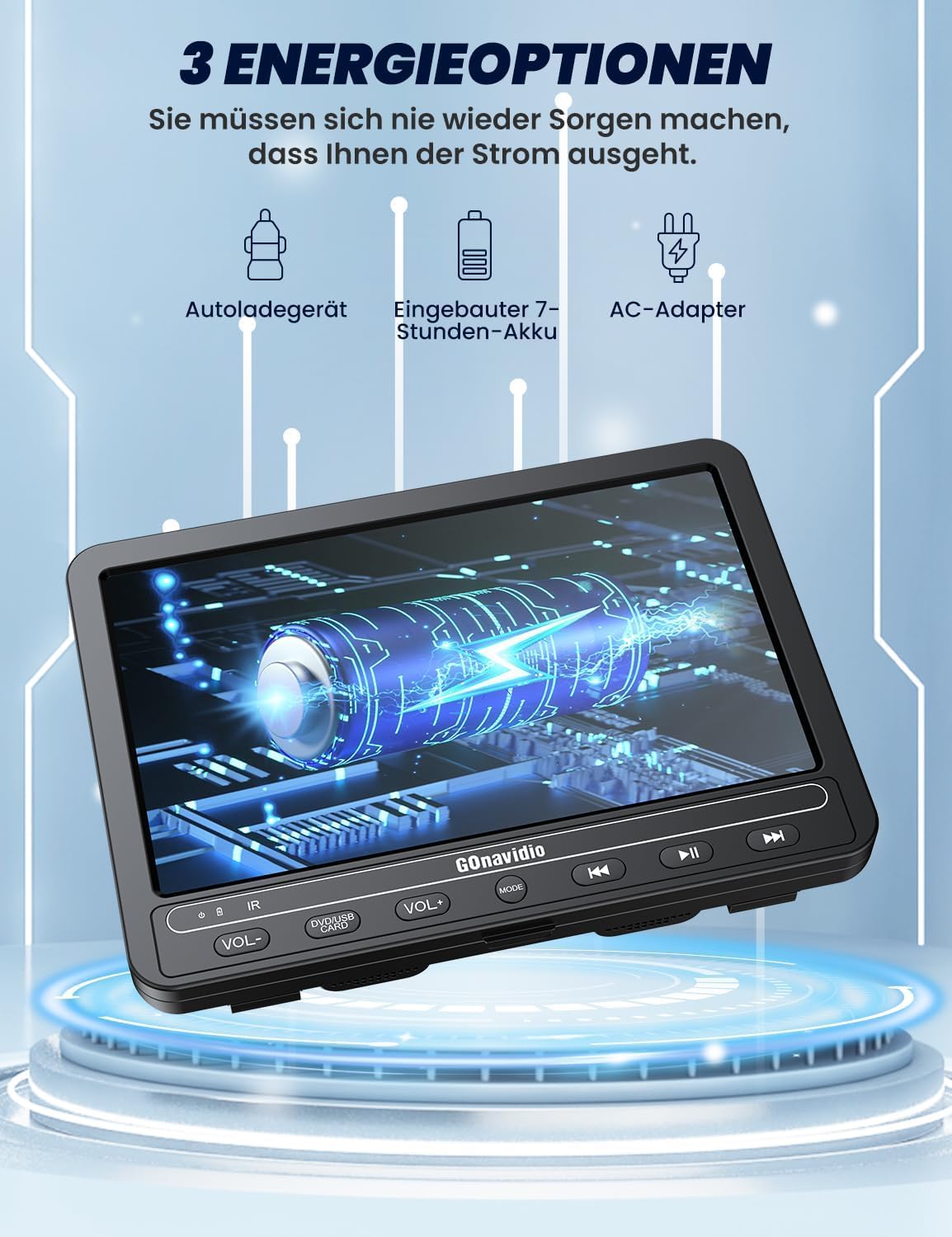 Video Player Portativ NB0521B 10" — foto 4
