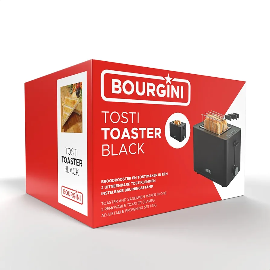 Toster Bourgini Tosti Toaster Black — foto 7