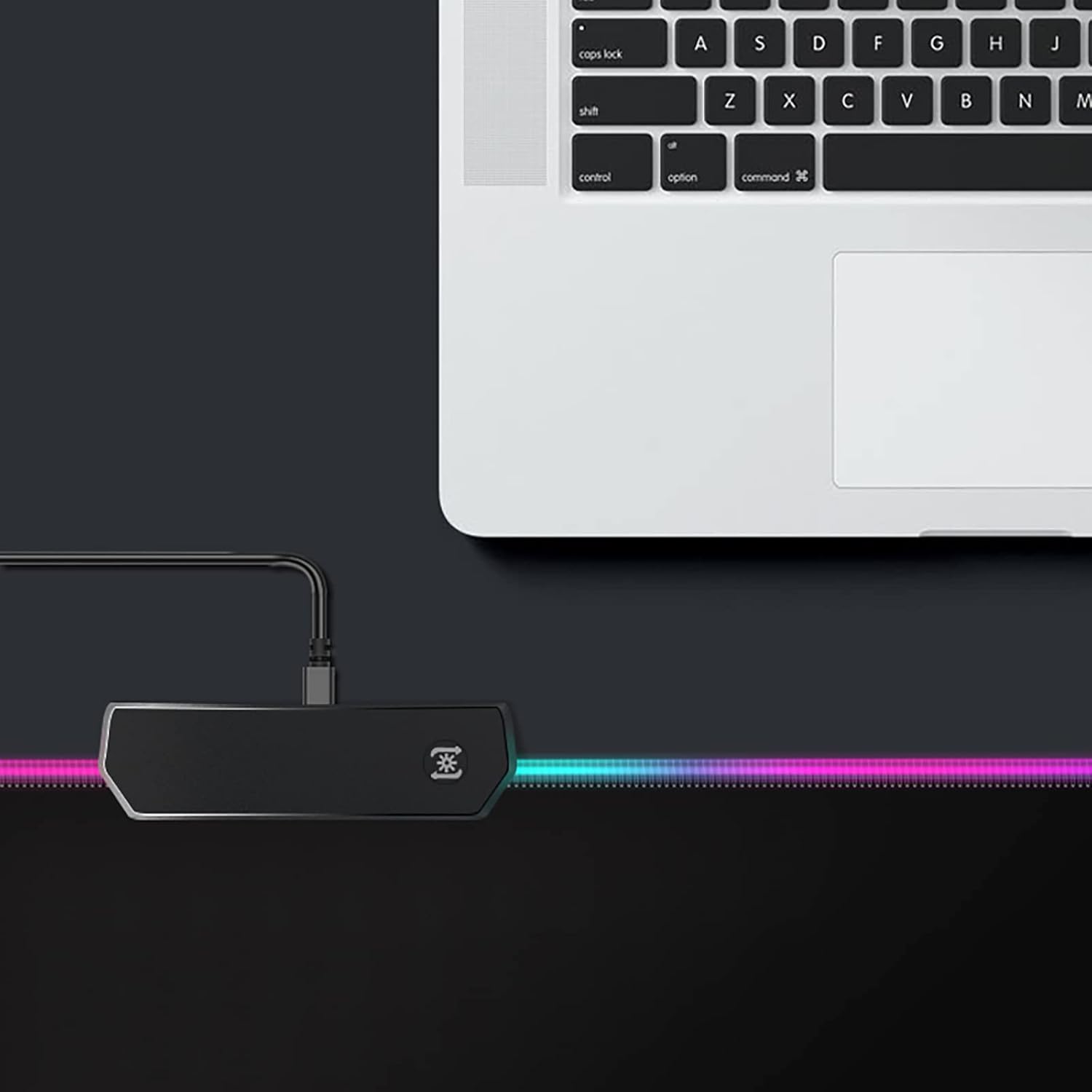 Mouse Pad RGB Gimars me Ndriçim — foto 3