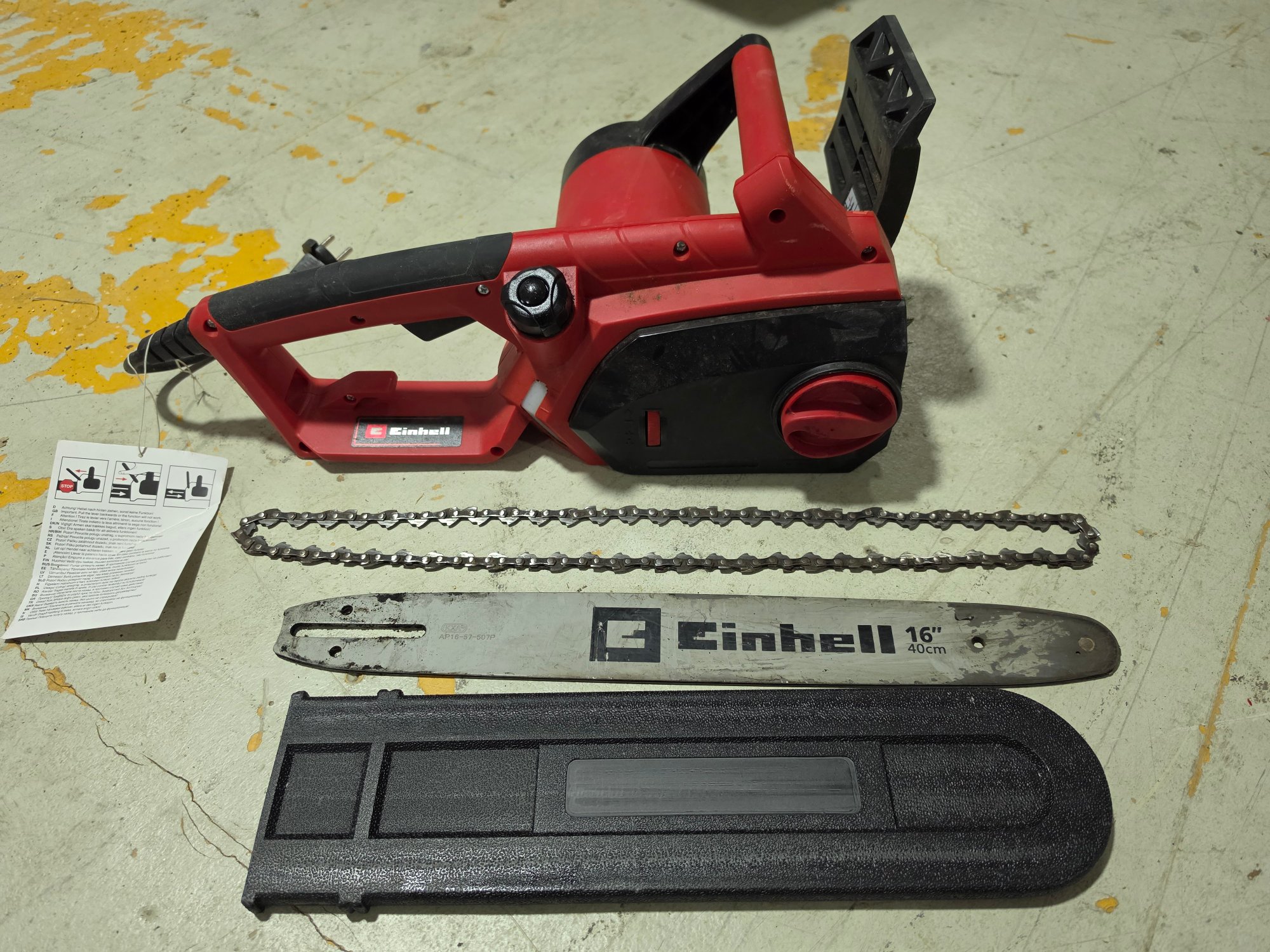 Sharrë elektrike Einhell 14" 35cm — foto 6