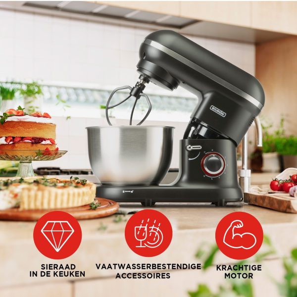 Mikser Bourgini Classic Kitchen Chef Black — foto 3