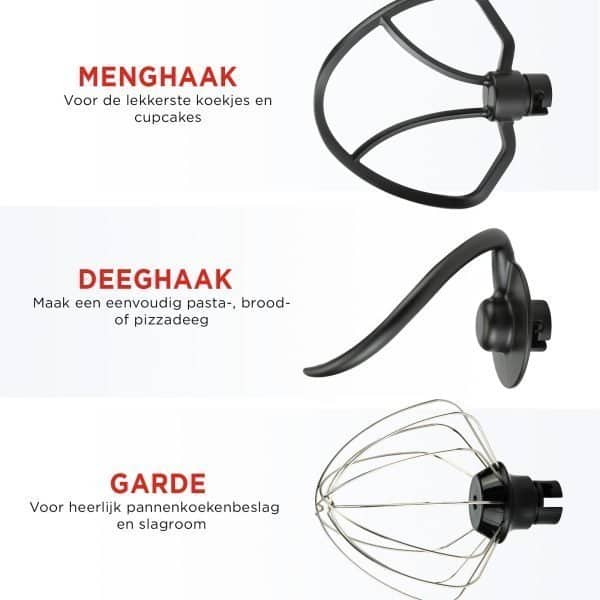 Mikser Bourgini Classic Kitchen Chef Black — foto 5