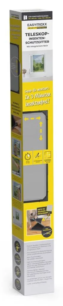 Teleskop- Rrjetë insektesh EASYmaxx për dritare — foto 7