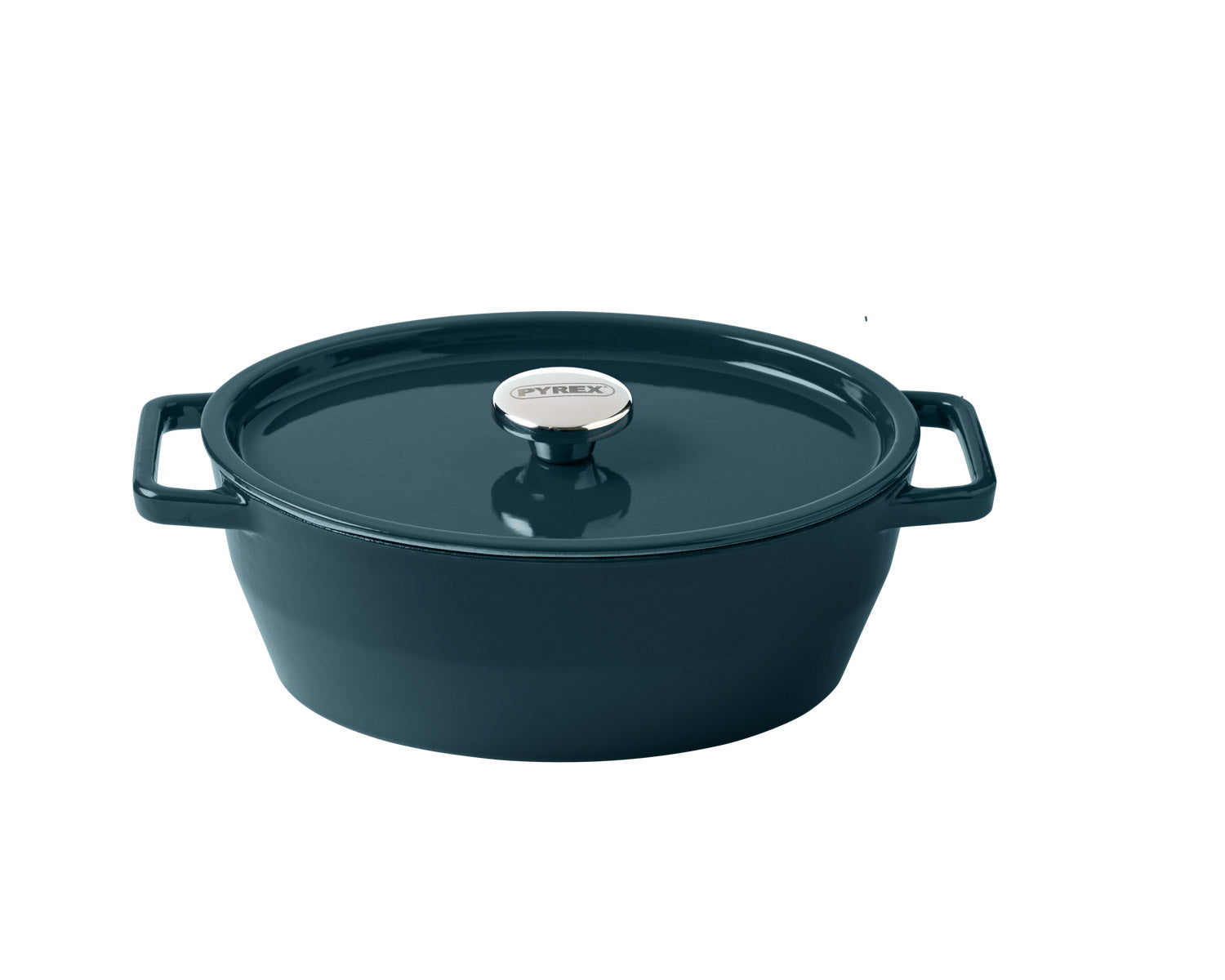Tenxhere ovale Pyrex me kapak — foto 1
