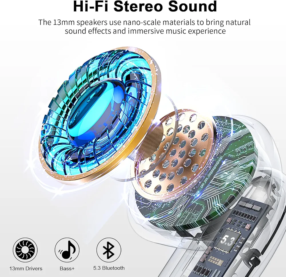 Kufje Wireless HOIFA W53 me 4 Mikrofona — foto 4