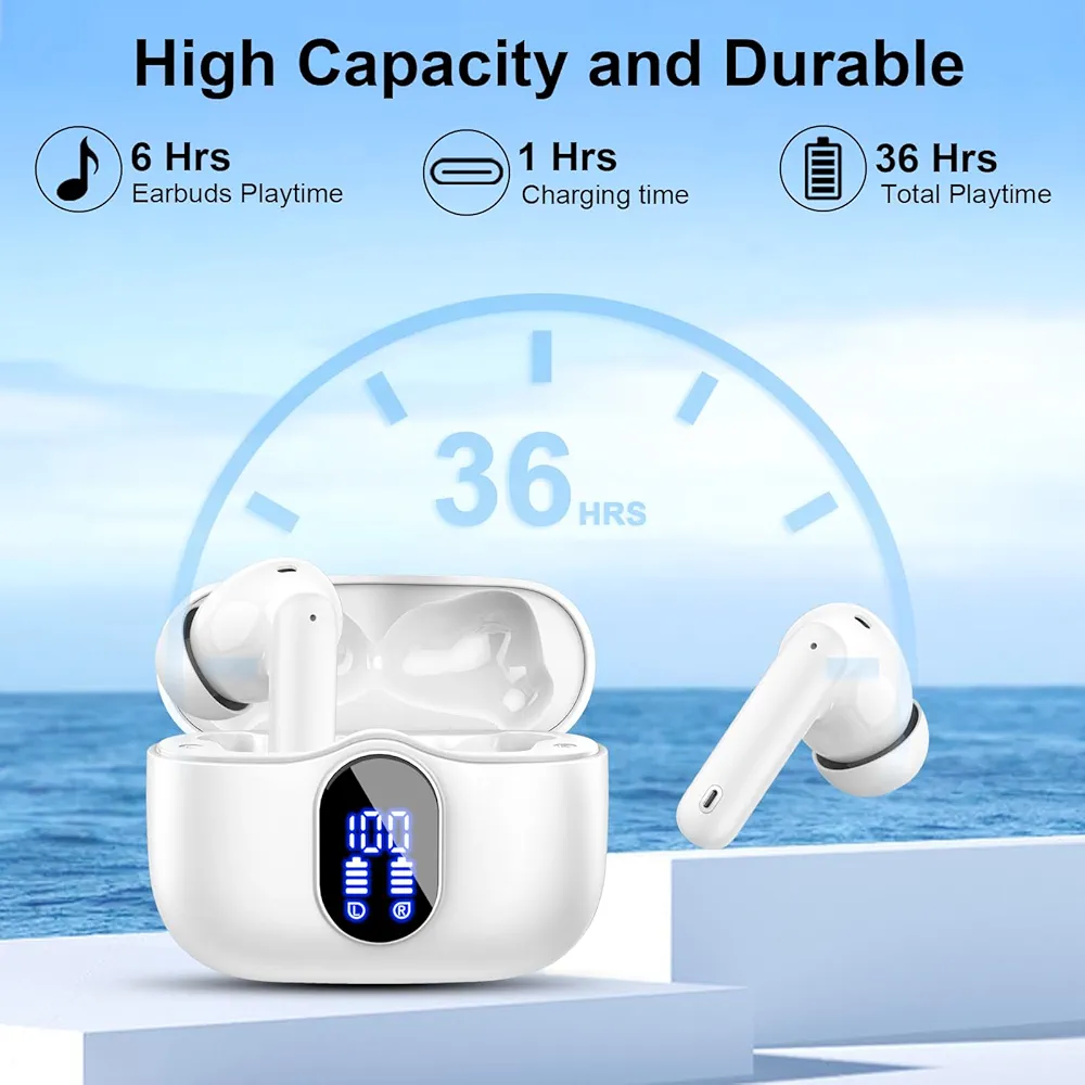 Kufje Wireless Btootos A90 Pro me ekran dixhital — foto 3