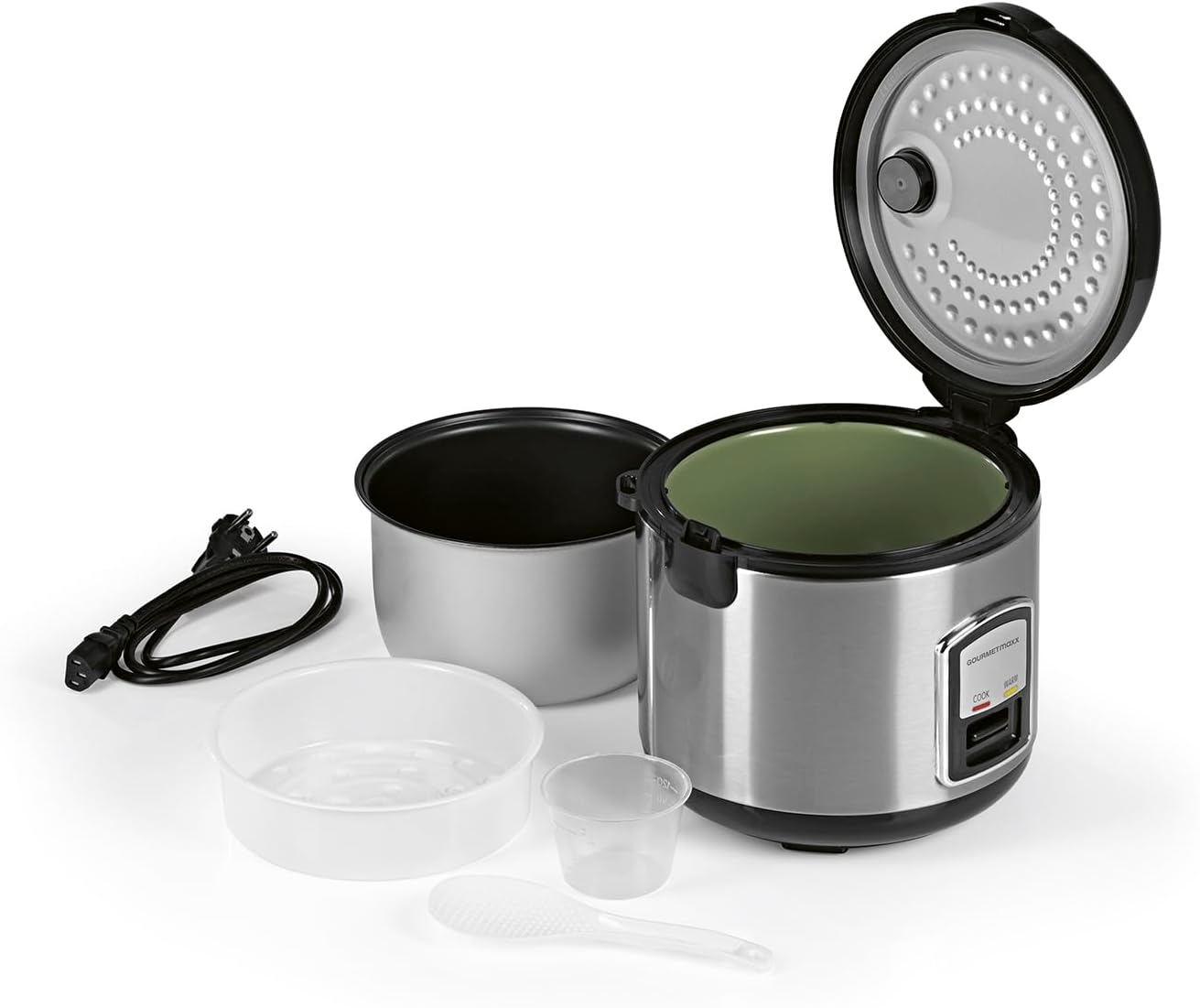 Tenxhere elektrike GOURMETmaxx Kompakt-Reiskocher 400W — foto 3