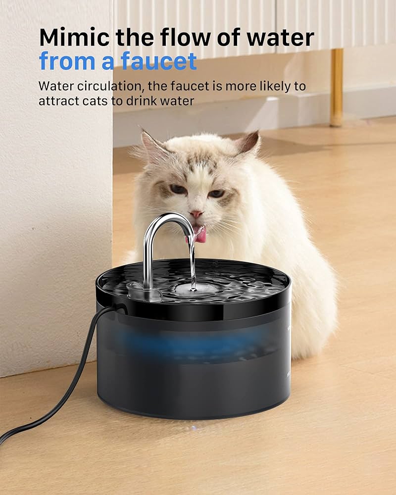 Fontanë Uji për Kafshë VOUAAOOD 2.4L — foto 3