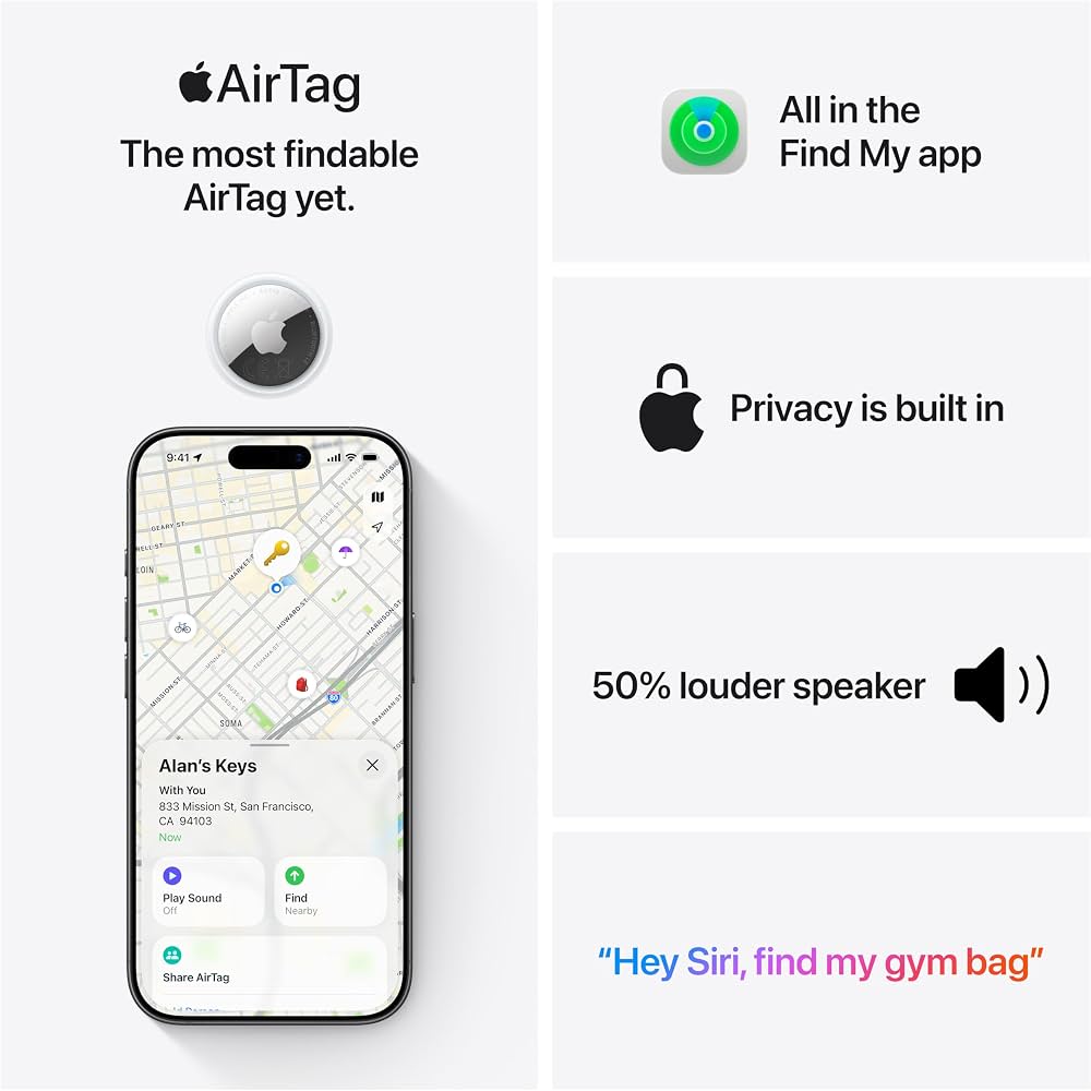 AirTag Apple IP67 Bluetooth — foto 5