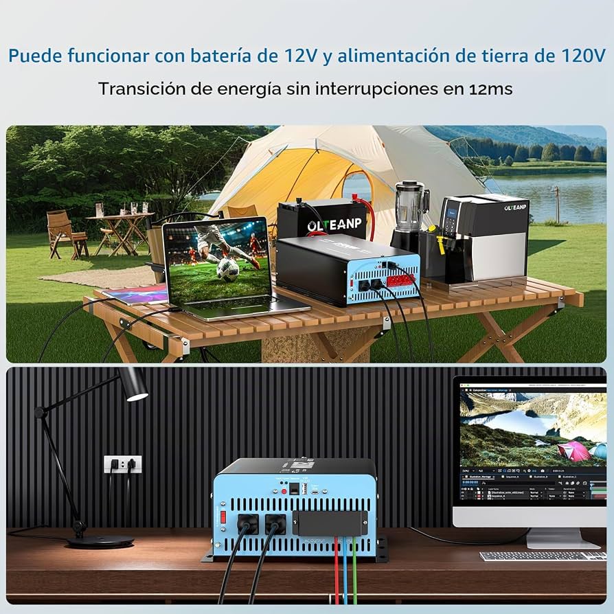 Inverter me Valë të Pastër OLTEANP 2500W — foto 2