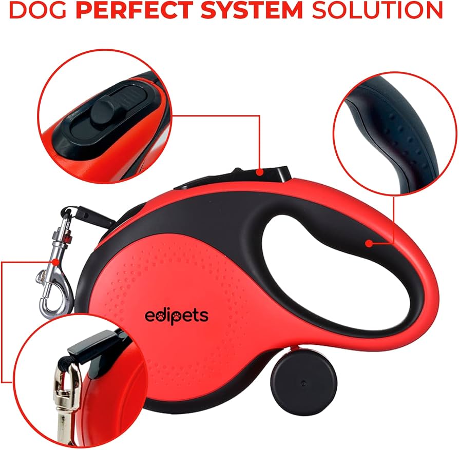 Leash për Qen Edipets 8M Retractable — foto 2