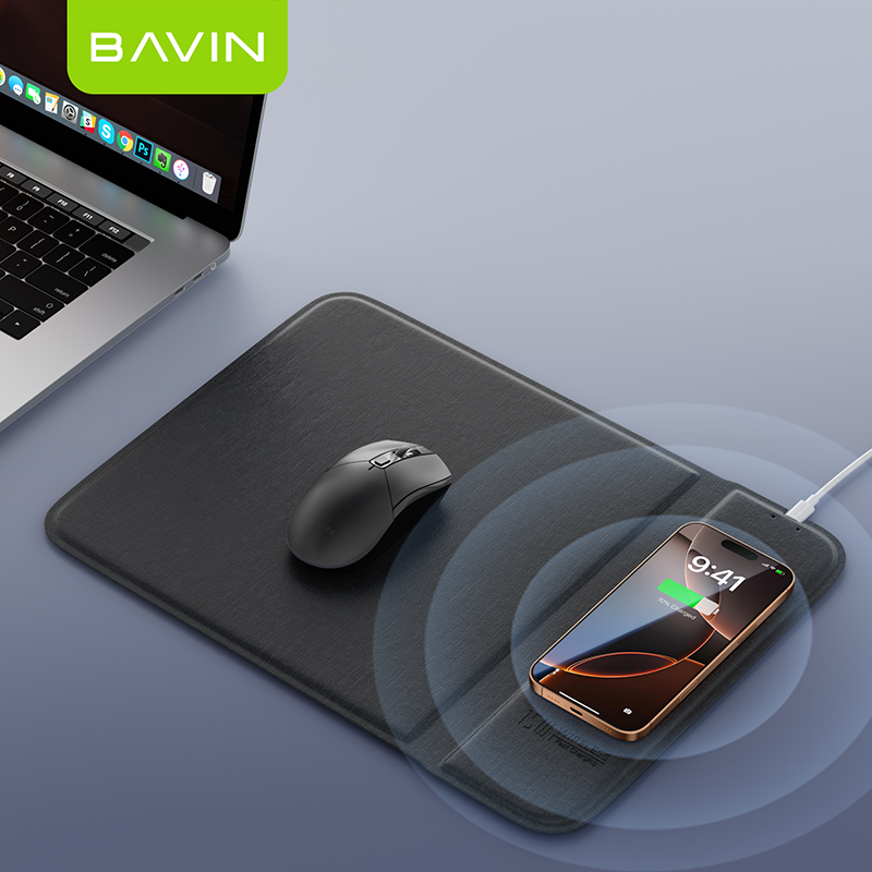 Mouse Pad Bavin PC1203 15W Fast Charging — foto 8